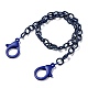 Collares de cadena de cable de nailon personalizados NJEW-JN02940-05-1