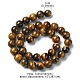 Natural Grade AB Tiger Eye Round Beads Strands G-YW0001-58C-2