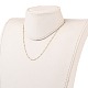 Handgefertigte Perlenketten aus Glasperlen NJEW-JN03185-01-4