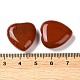Piedras de palma de corazón de jaspe rojo natural G-M416-09D-3