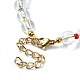 Bracelets extensibles en acrylique et en perles de rocaille BJEW-JB10026-4