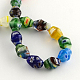 Bicone Handmade Millefiori Glass Beads LK-R004-44-2