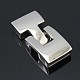 Stainless Steel Snap Lock Clasps for Jewelry Making X-STAS-Q162-3
