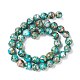Brins de perles de jaspe impérial naturel et d'opale synthétique assemblés G-K317-A26-01-4