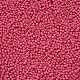 11/0グレードの丸いガラスシードビーズ  焼き付け塗料  ピンク  2.3x1.5mm  穴：1mm  約48500個/ポンド SEED-N001-A-1045-2