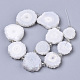 Galvaniques perles de quartz naturel brins G-R461-04M-2