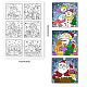 CRASPIRE Christmas Silicone Clear Stamps Santa Claus Merry Christmas Snowman Patterns Clear Stamps for Card Making Decoration DIY Scrapbooking Embossing Album Decor Craft DIY-WH0167-56-1059-2