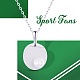 SHEGRACE Rhodium Plated 925 Sterling Silver Pendant Necklaces JN642B-5