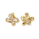 Латунные микро проложить кубического циркония подвески KK-N254-229G-02-2