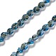 Electroplate Glass Beads Strands EGLA-L038-PL01-1