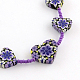 Kids Jewelry Handmade Polymer Clay Heart Graduated Beaded Necklaces X-NJEW-Q286-01-3