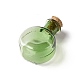 Flat Round Miniature Glass Bottles GLAA-H019-05E-2