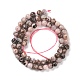 Chapelets de perles en rhodonite naturelle G-K332-A01-01-2