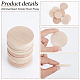 PandaHall 40pcs Unfinished Wood Circles 2 Inch Round Wood Coins Wood Discs Natural Wood Slices Wooden Tokens Reward Coins for Christmas Tree DIY Arts & Crafts Projects Decoration WOOD-PH0009-48-4