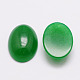 Ovales cabochons de jade malaisie naturel G-K020-20x15mm-11-2