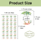 CREATCABIN 192Pcs Let Love Grow Stickers Greenery Wedding Stickers Flower Favor Labels for Birthday Party Gift Wedding Invitation Shops Envelope Seals 1.77 Inch-Lass unsere Liebe wachsen(German) AJEW-WH0343-004-3