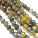 Natural Agate Round Beads Strand G-L086-6mm-01-4