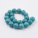 Chapelets de perles en turquoise synthétique G-K249-03A-1