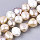 Fili di perle di perle d'acqua dolce coltivate naturali PEAR-T003-10-1