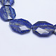 Chapelets de perles en lapis-lazuli naturel G-F530-01-32x28mm-3