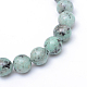 Chapelets de perles en jaspe sésame naturel / jaspe kiwi X-G-R345-8mm-12-2
