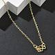 Ожерелья из латунных цепочек толщиной 2 мм NJEW-G183-03G-02-2
