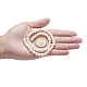 天然養殖淡水真珠連売り  母の日ギフトのアイデア  ポテト  ホワイト  7~8mm  穴：0.8mm  14.1インチ A23TC011-6
