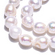 Fili di perle di perle d'acqua dolce coltivate naturali PEAR-N014-10A-5