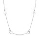 Tinysand 925 collane a catena intrecciate in argento sterling TS-N320-S-1