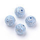 Perles acryliques plaquées PACR-Q115-18-1