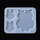 Owl Pendant Silicone Molds X-DIY-I026-23-1