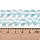 Запекание окрашенные прозрачные стеклянные бусины нити DGLA-N011-10mm-05-4