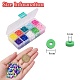 110g 10 couleurs perles en pâte polymère faites à la main CLAY-SZ0001-28-2