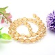 Faceted Oval Imitation Austrian Crystal Bead Strands G-M188-13x10mm-28A-2