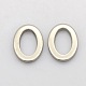 楕円形の201の環をつなぐステンレス鋼  ステンレス鋼色  15x10x1.5mm STAS-N015-06-1