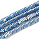 Chapelets de perles en hématite synthétique sans magnétiques G-N0318-08A-1