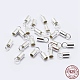 925 Sterling Silver Cord Ends STER-F036-21S-1.5mm-1