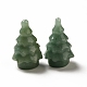 天然の緑のアベンチュリンディスプレイ装飾  クリスマスツリー  38.5x24.5mm G-G997-E02-2