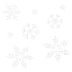 Strass termoadesivi con glitter fiocco di neve DIY-WH0001-49-1