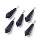 Synthetic Blue Goldstone Pointed Pendants G-I314-02P-08-1