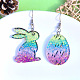 Boucles d'oreilles pendantes en acrylique pour Pâques&nbsp;FS-WGB44D4-05-1