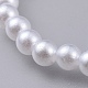 Bracciali per bambini in acrilico stretch imitato perla BJEW-JB04576-3