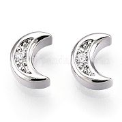 Латунные микро проложить кубического циркония бусы FIND-Z035-16P