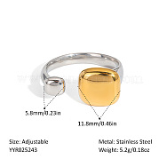 Регулируемые манжеты из нержавеющей стали 304 для женщин YE7520-1