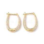 Серьги-капли из прозрачного кубического циркония EJEW-P227-02G