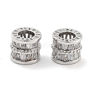 Латунные микропаве из прозрачного кубического циркония KK-P271-43P-B