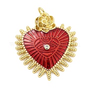 Латунные микро проложить кубического циркония подвески KK-Q814-24G