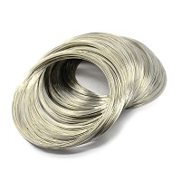 BENECREAT 500 Loop Silver Jewelry Memory Beading Wire Bangle Bracelet Wire  for Bracelet DIY Jewelry Making - 22 Gauge 60mm 