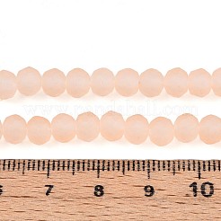 Нити стеклянных бусин FGLA-N003-6mm-07