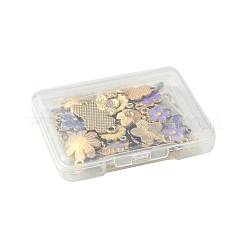 50шт 10 стиля подвески из сплава с эмалью FIND-FS0003-17